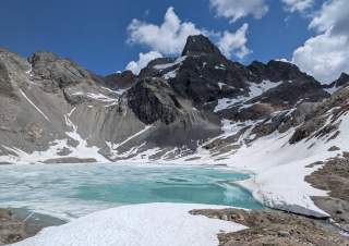 Der Schweikertfernersee (2700 m, Ötztaler Alpen) am gestrigen Mittwoch.