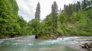 Wildwasserfluss Gail.